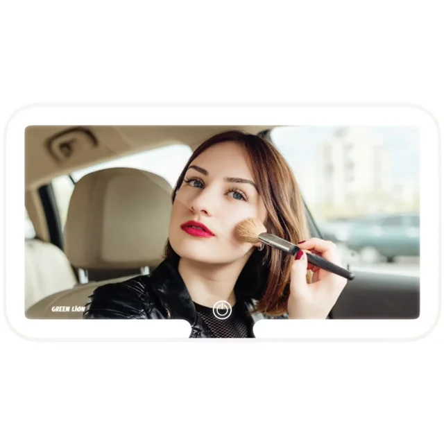 آینه آرایش چراغدار خودرو گرین لاین مدل GMR-48