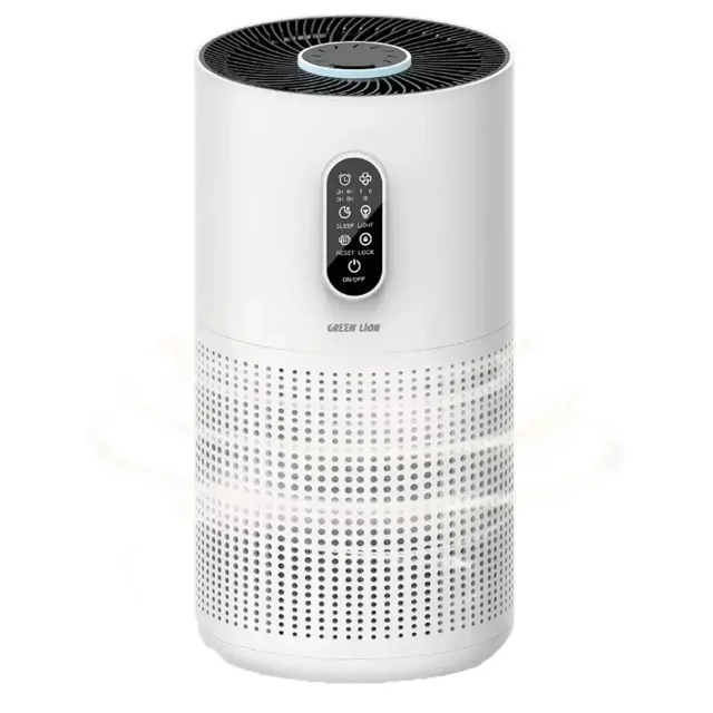 دستگاه تصفیه کننده هوا خانگی 3 مرحله ای گرین لاین Compact Air Purifier 3 in 1 Filtration