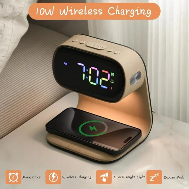 پایه نگهدارنده گوشی موبایل گرین لاین مدل BEDSIDE CLOCK 102044689