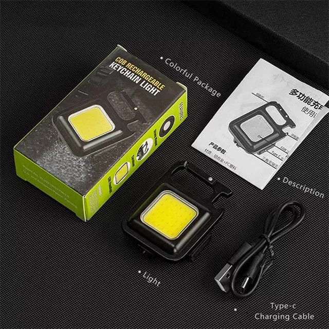 چراغ قوه جیبی مدل پروژکتور COB 102044284