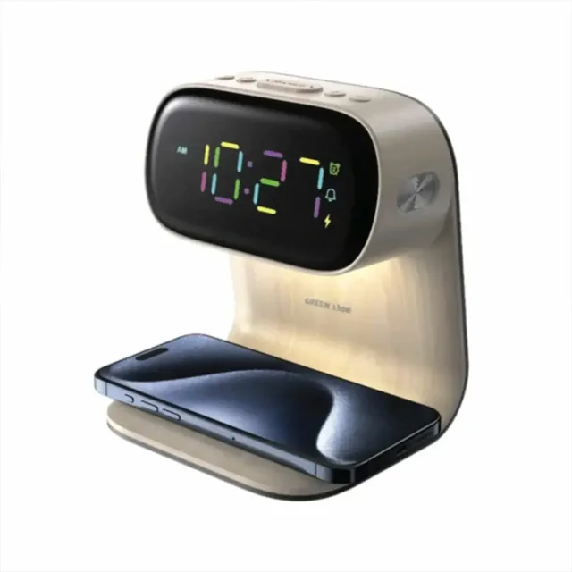 پایه نگهدارنده گوشی موبایل گرین لاین مدل BEDSIDE CLOCK 102044688