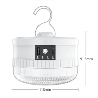 چراغ آویز چادر دی پی مدل DP-7823B 102044104